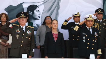 Sheinbaum montó una guardia de