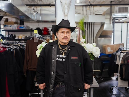 El diseñador Willy Chavarria en su estudio de la ciudad de Nueva York el día 30 de abril de 2024